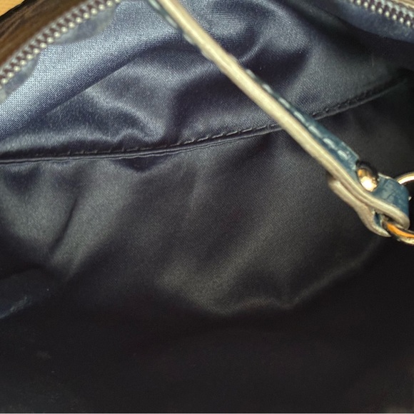 Coach Navy Blue Sequin Wristlet - Picture 5 of 10